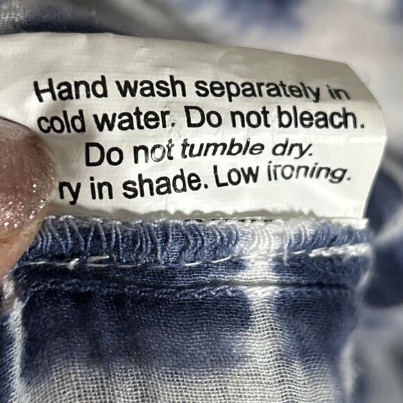 Earthbound Trading Tie Dye Embroidered Layered Skirt Women’s XL Lined - Picture 9 of 9